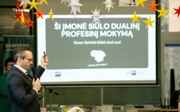 Visagino technologijos ir verslo profesinio mokymo centre įvyko forumas „Dualinis profesinis mokymas Lietuvoje“