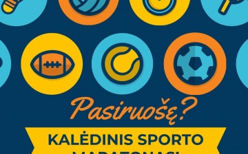 Kviečiame dalyvauti Kalėdinių sportinių renginių marotone