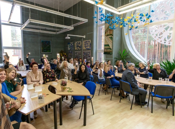 Centre lankėsi Švietimo, mokslo ir sporto ministrė Radvilė Morkūnaitė-Mikulėnienė14